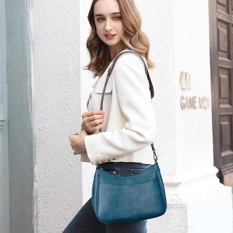 APHISON Trendy Leather Crossbody Purse with Adjustable Strap, Women's Shoulder Handbag - Image 2